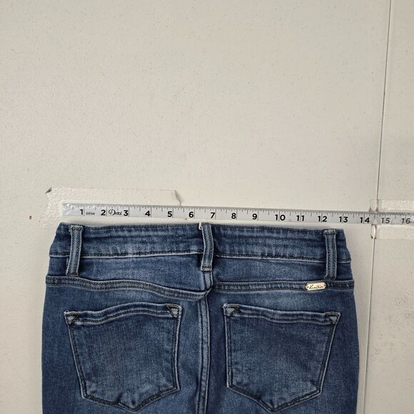 KanCan Signature VBK1448A Distressed Skinny Jeans Blue Sz 27 #4064 - Picture 5 of 12